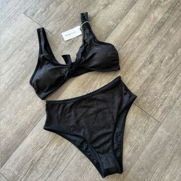 AMICABLING shimmery swimming set 🖤 - Picture 5 of 14
